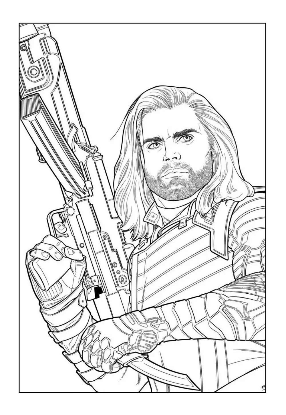Desenho do Soldado Invernal