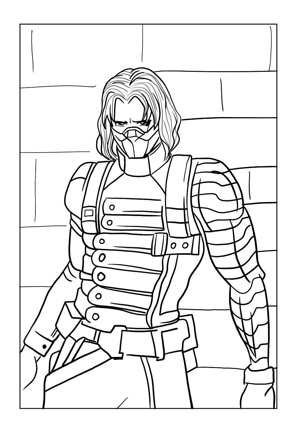 Desenho do Soldado Invernal