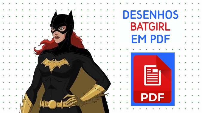 Desenhos da Batgirl em PDF