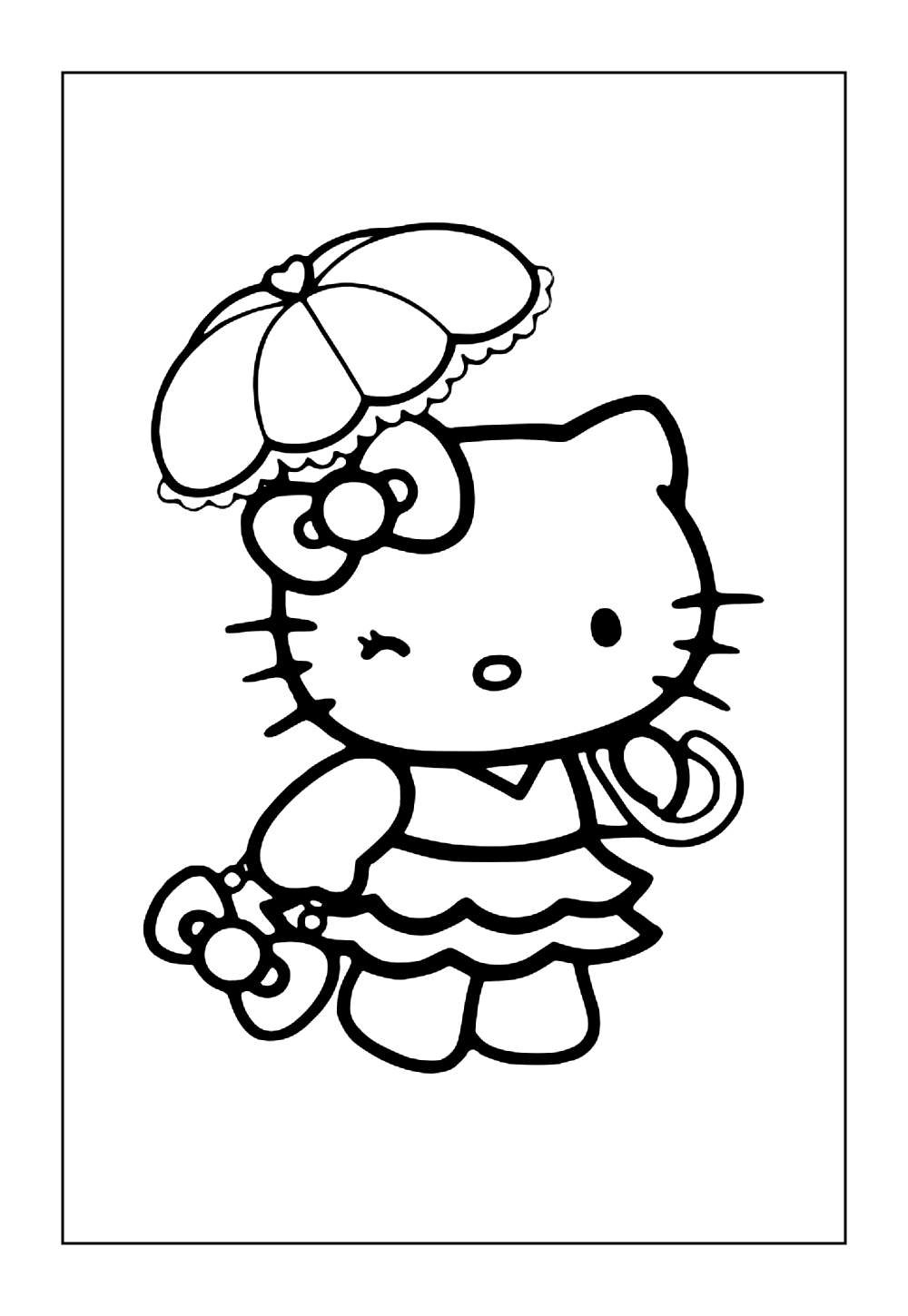 Desenho da Mimmy White da Hello Kitty