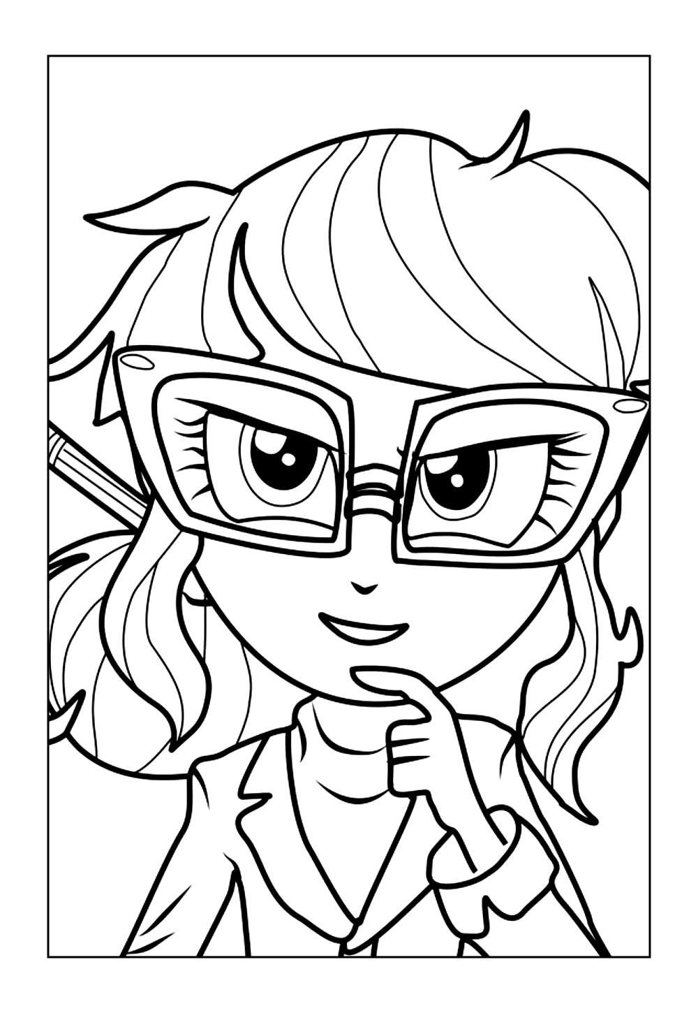 Desenhos da Twilight Sparkle para pintar