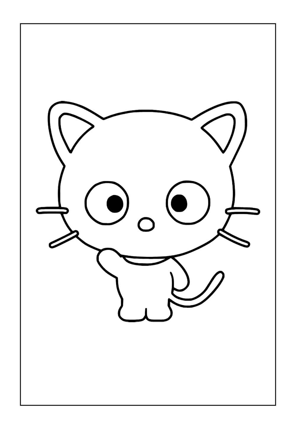 Chococat para colorir