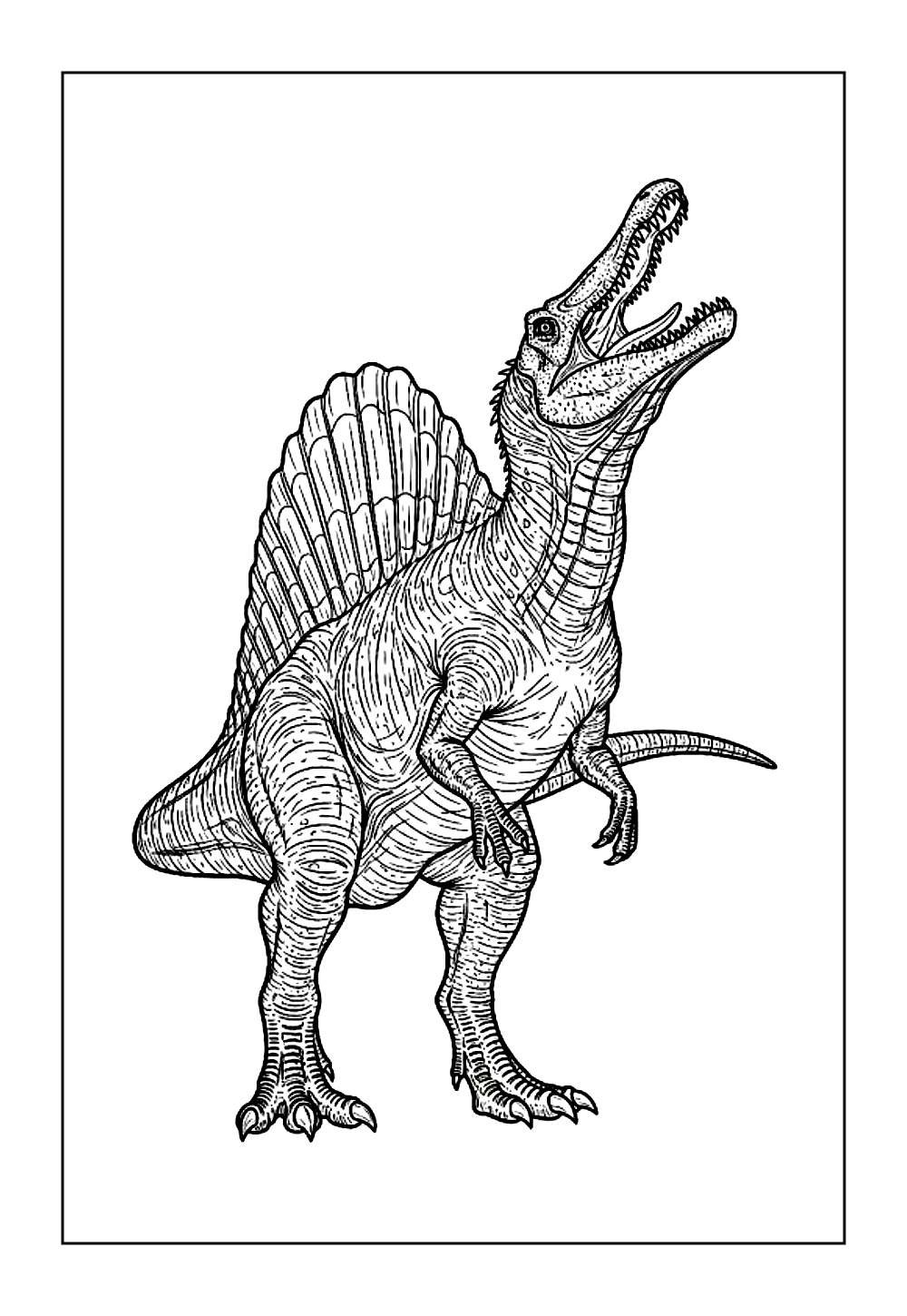 Desenhos de Dinossauro Espinossauro