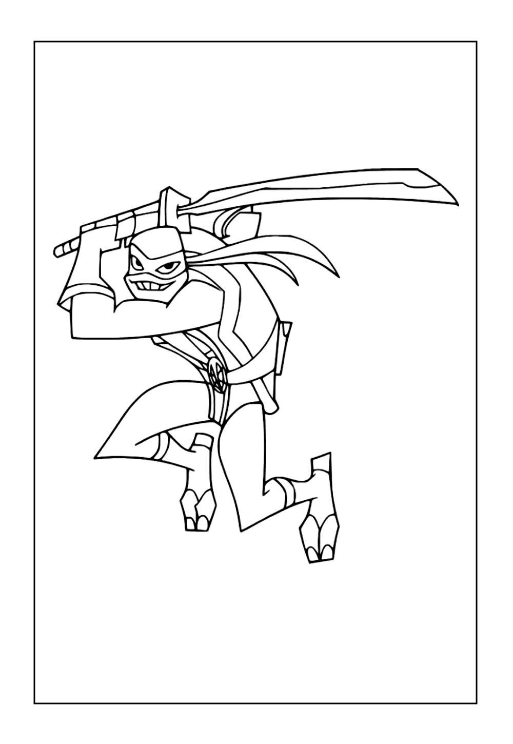 Desenhos do Leonardo para colorir