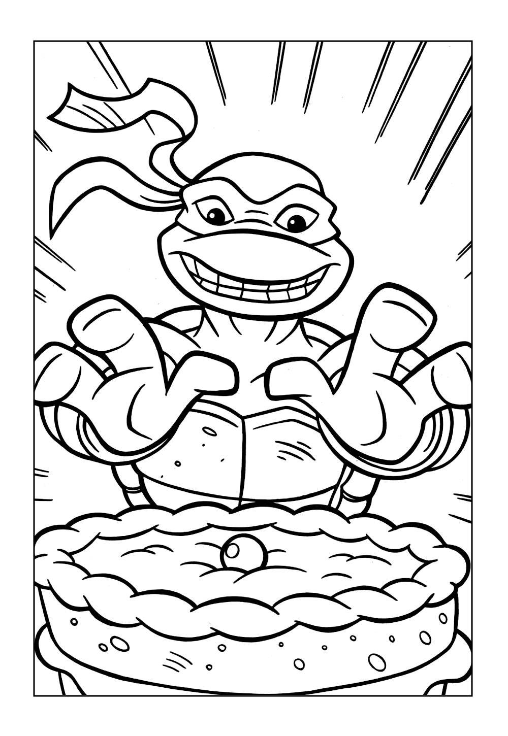 Leonardo para colorir