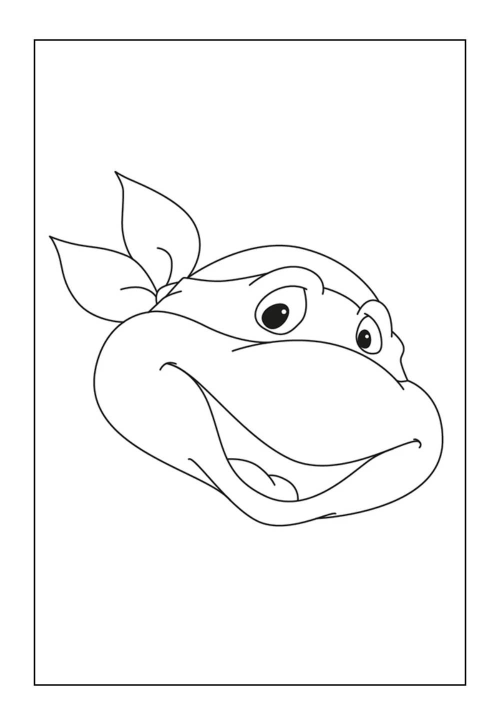 Michelangelo para colorir