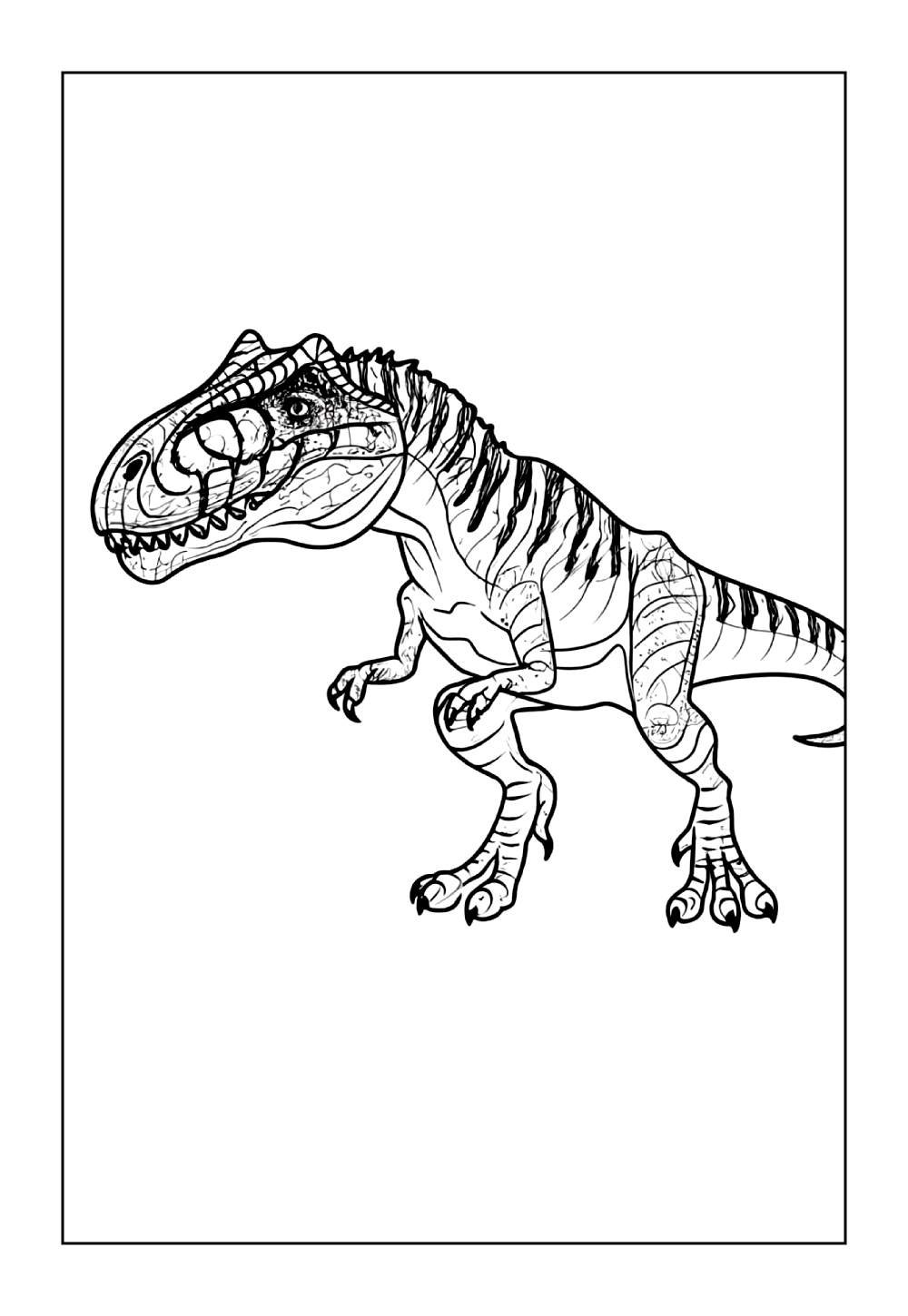 Desenho do Alossauro
