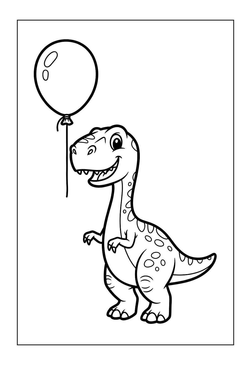 Dinossauro para colorir