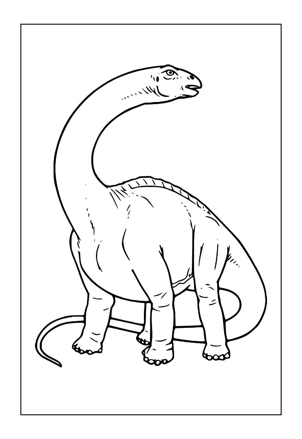 Desenho do Brontossauro