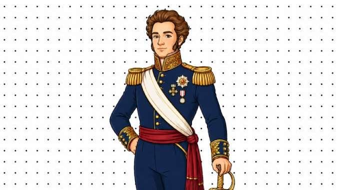 Desenhos do Dom Pedro I para imprimir e colorir