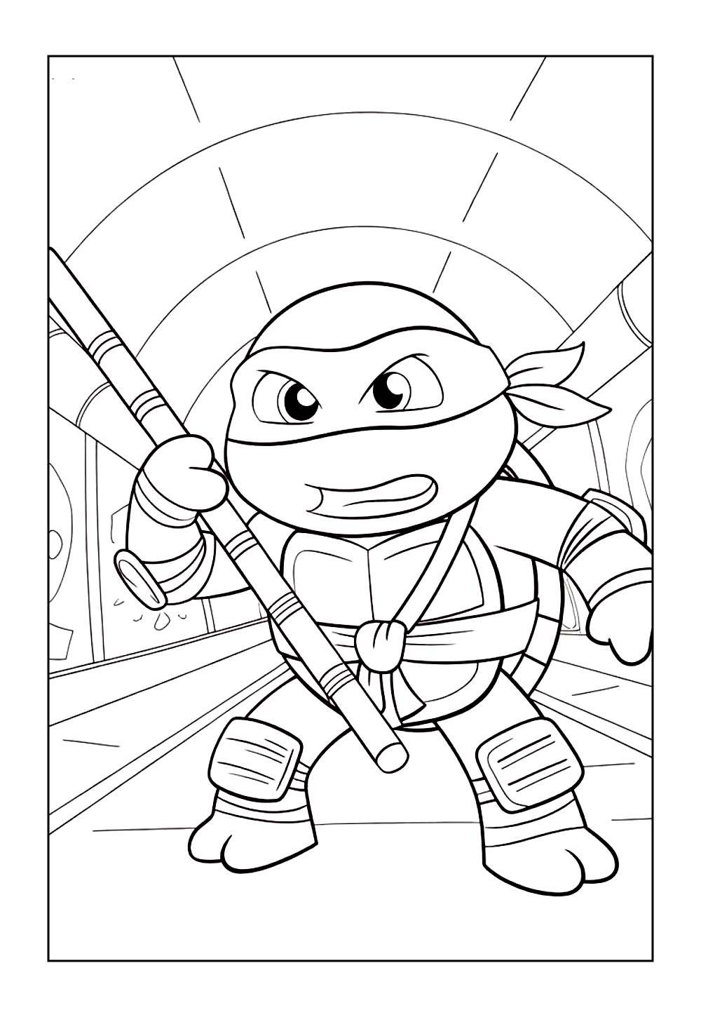 Desenhos de Donatello para pintar