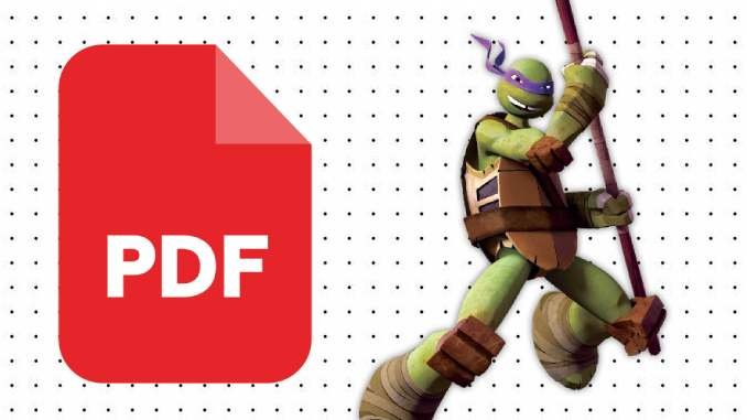 Desenhos de Donatello em PDF