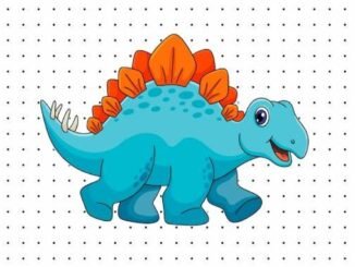 Desenhos do Estegossauro para pintar
