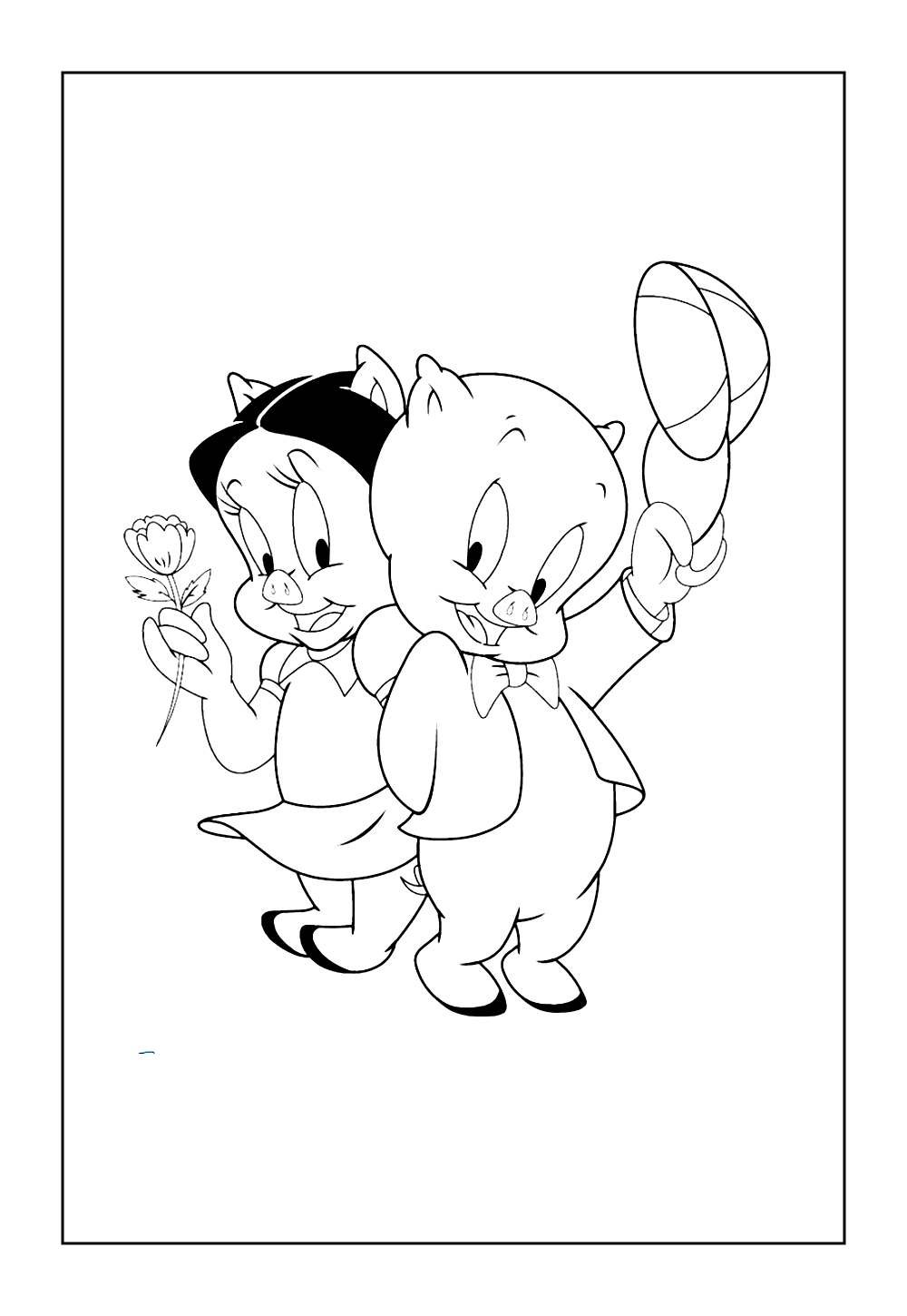 Desenho de Gaguinho para pintar