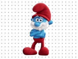 Desenhos do Papai Smurf para colorir