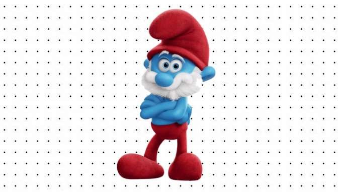Desenhos do Papai Smurf para colorir