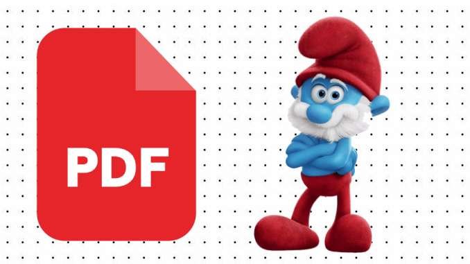 Desenhos do Papai Smurf para pintar