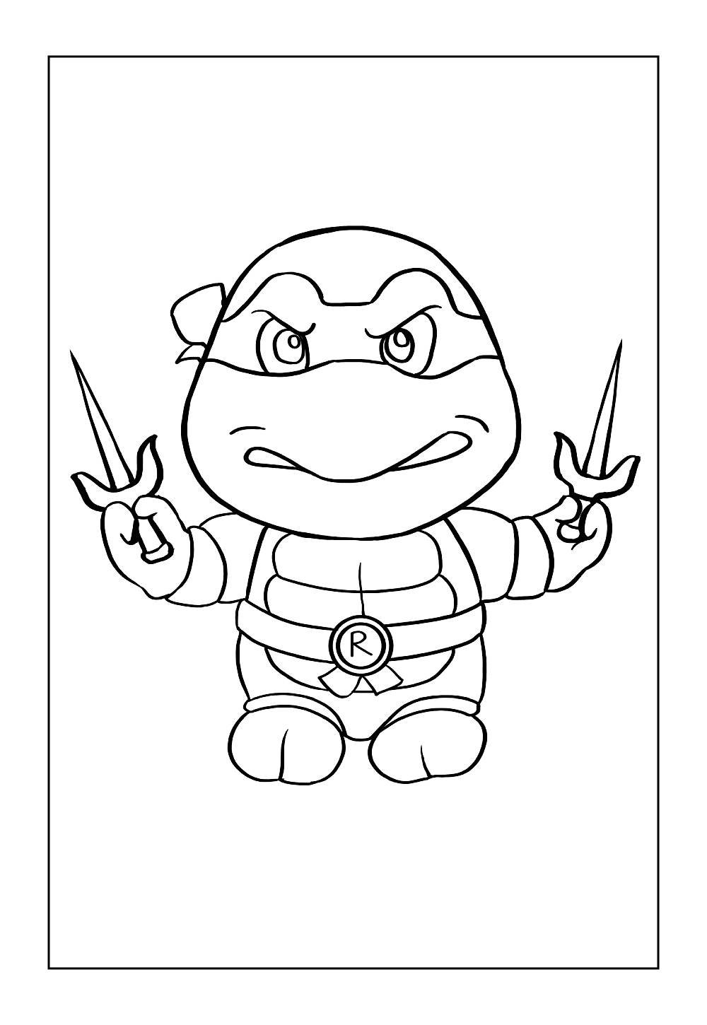 Desenho do Raphael para colorir