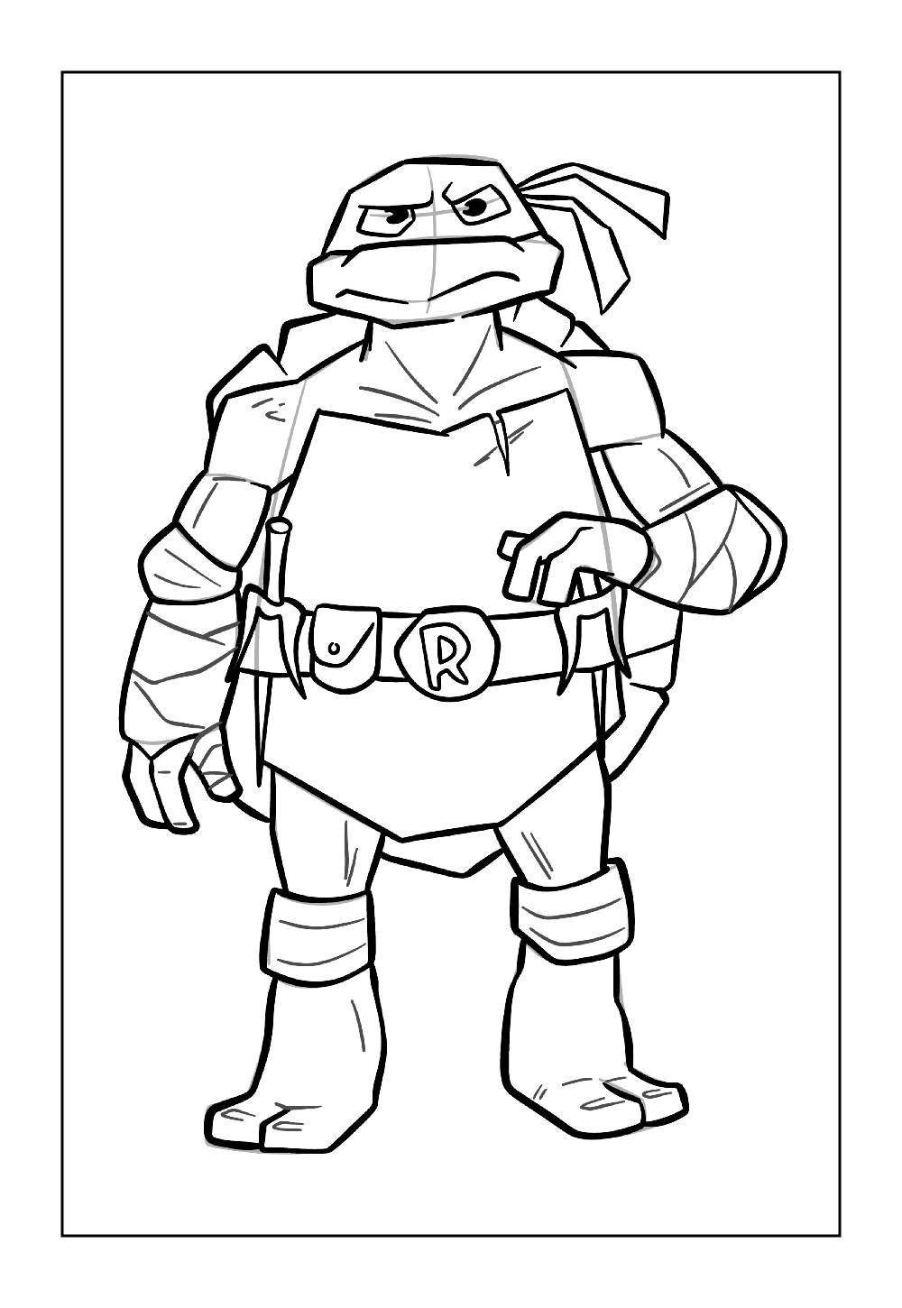 Raphael para colorir