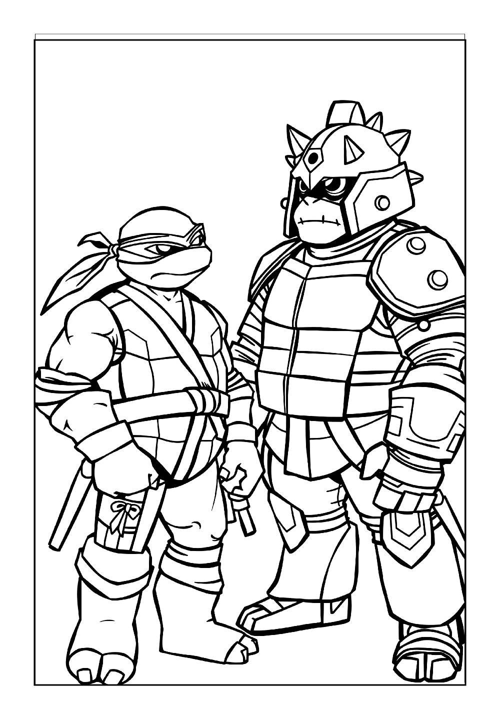 Desenho do Raphael para imprimir e colorir