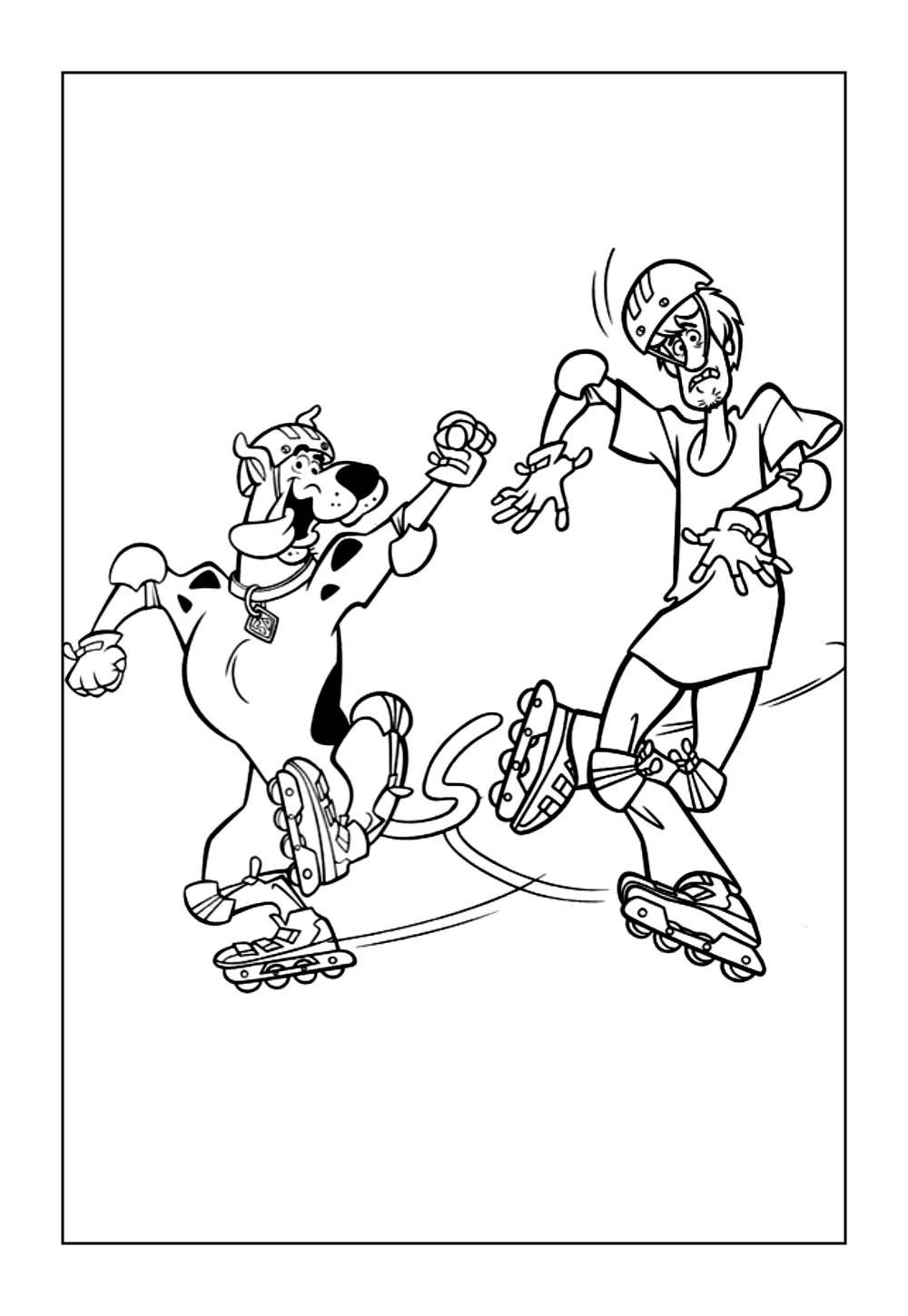 Desenhos do Salsicha para imprimir