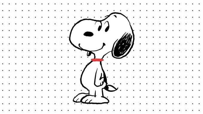 Desenhos do Snoopy para colorir