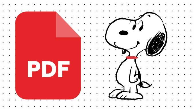 Desenhos do Snoopy em PDF