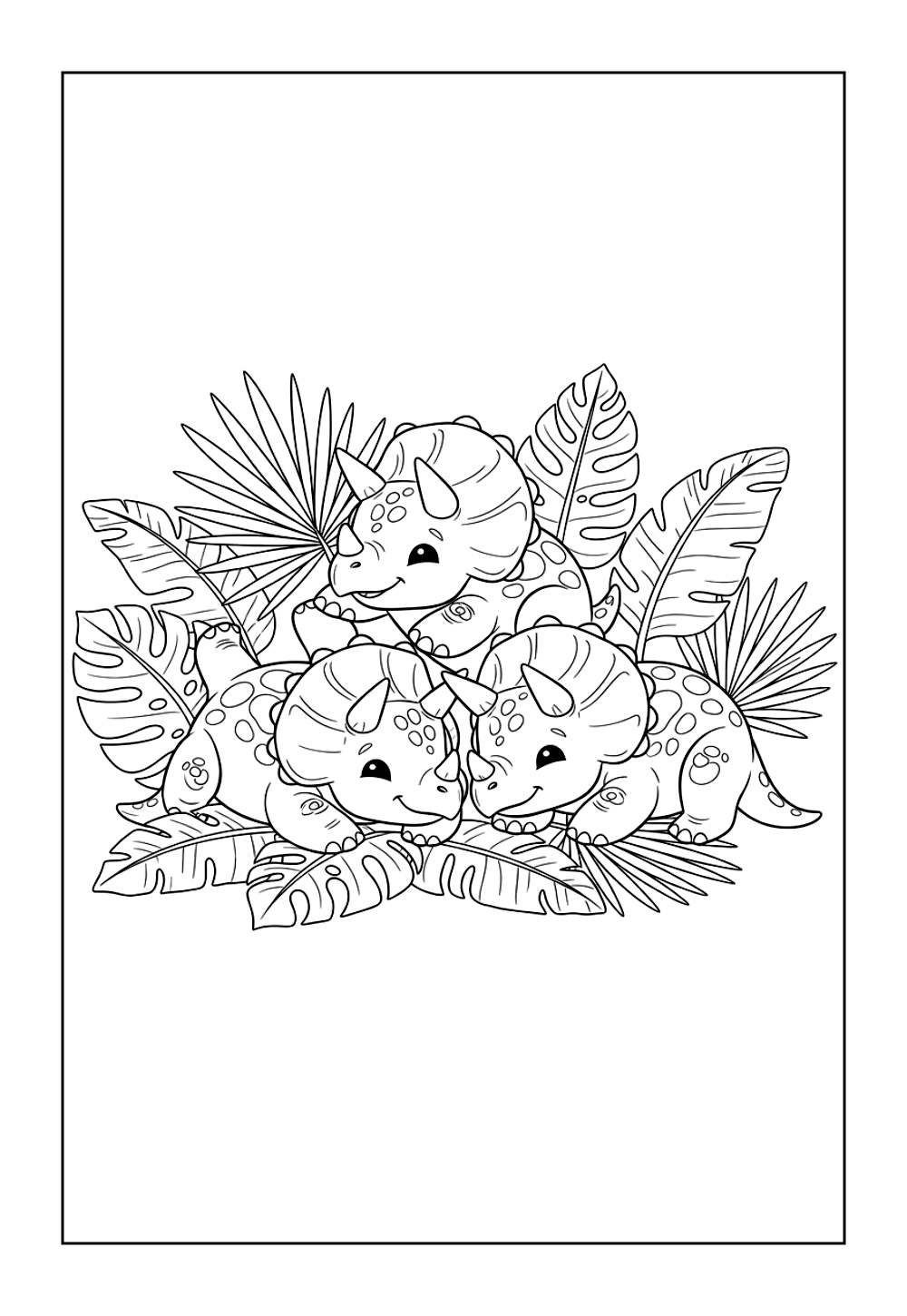 Desenhos de Triceratops