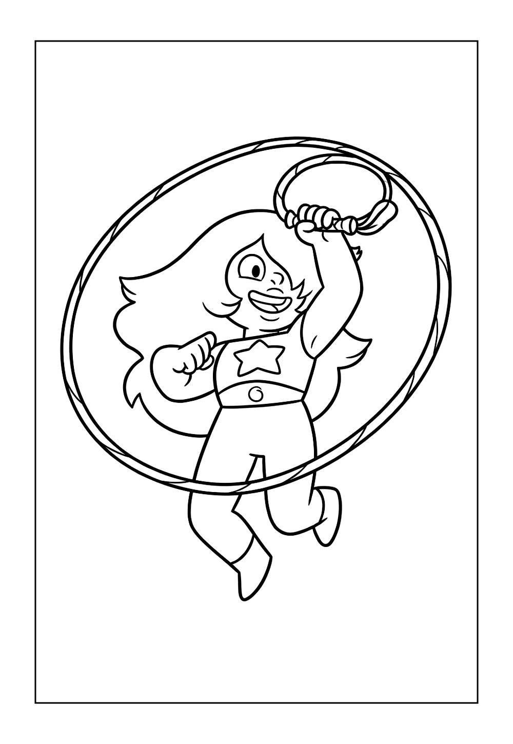 Desenho de Steven Universo para colorir