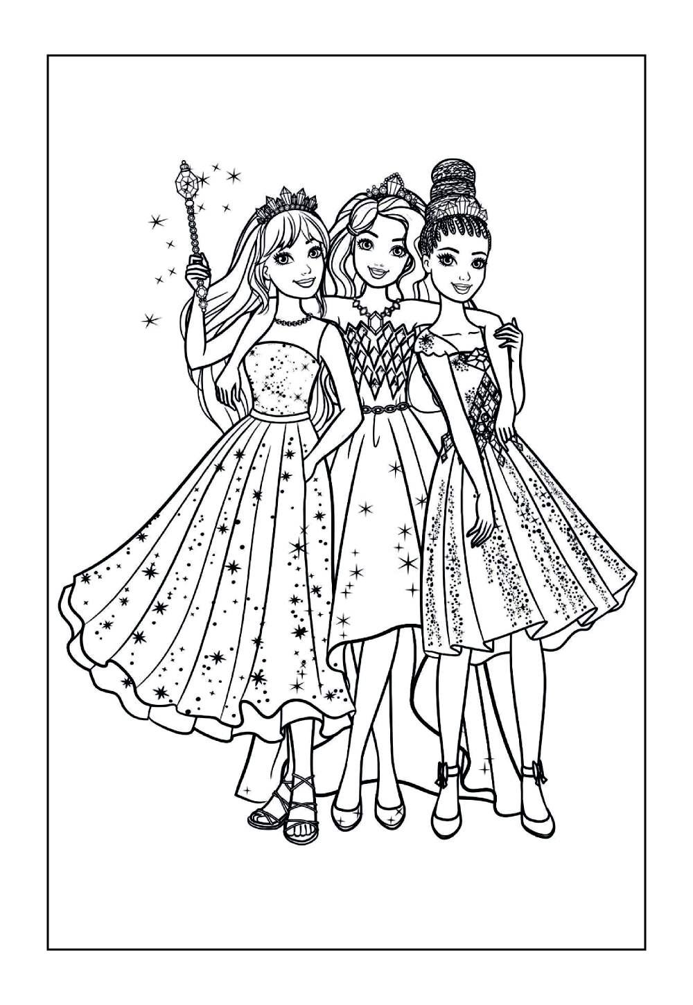 Desenho da Barbie Dreamtopia