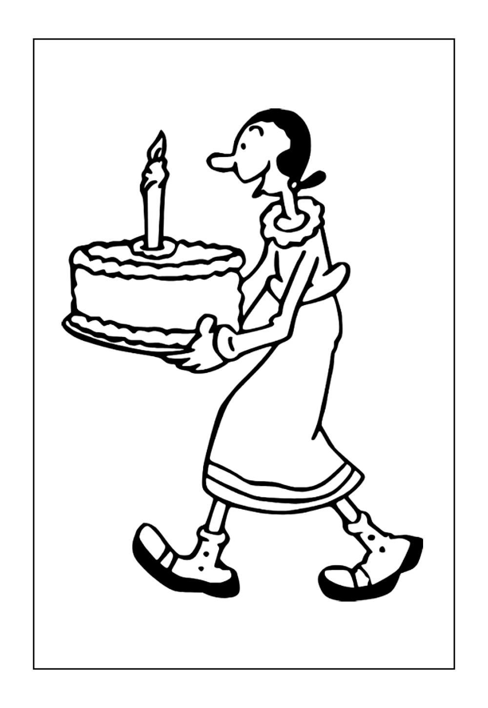 Desenho da Olívia Palito