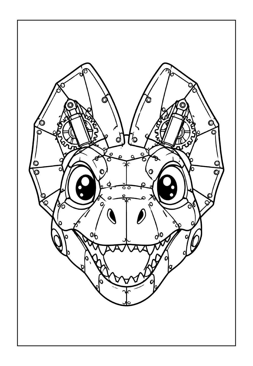 Desenho do Dinossauro Dilofossauro