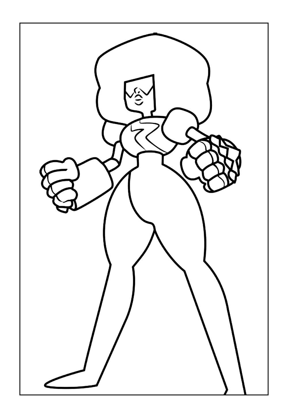Desenhos de Garnet para Colorir