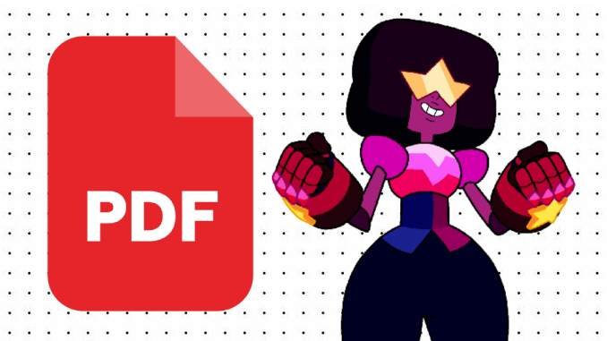 Desenhos da Garnet em PDF