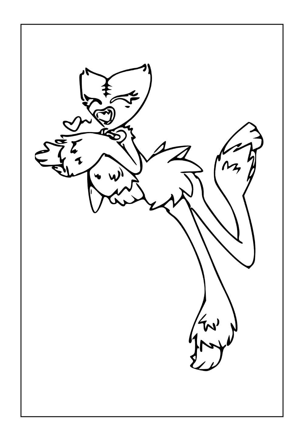 Kissy Missy para colorir