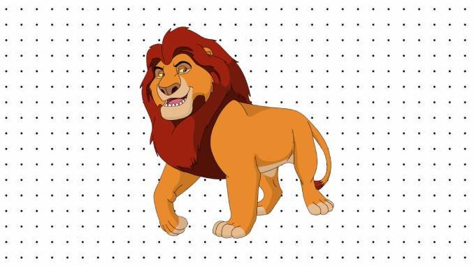 Desenhos de Mufasa para pintar