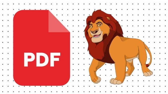 Desenhos de Mufasa em PDF