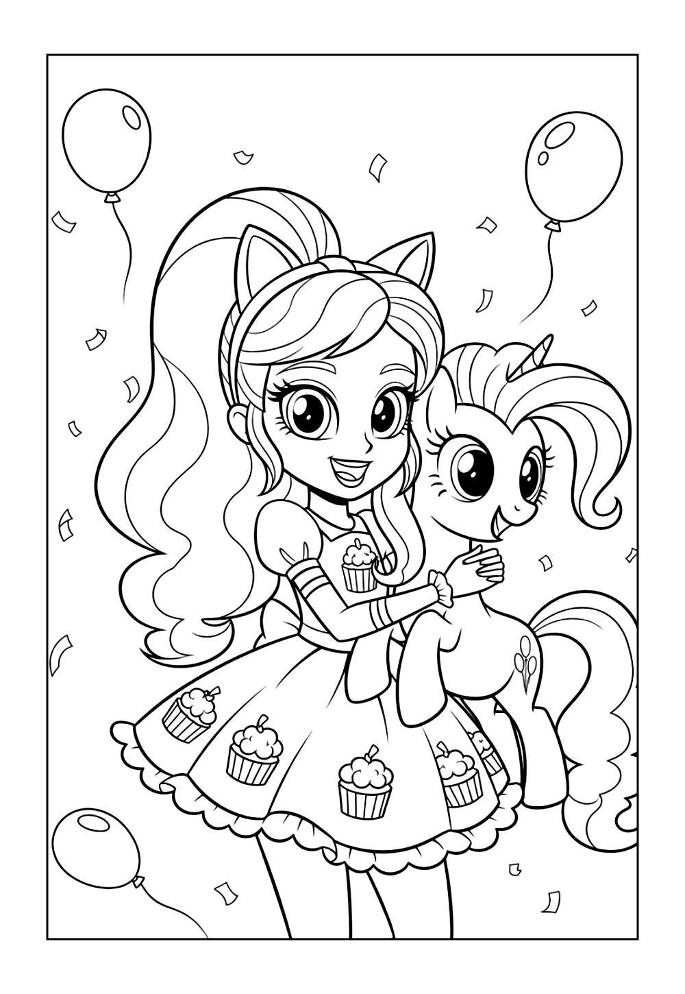 Desenhos de Pinkie Pie para colorir