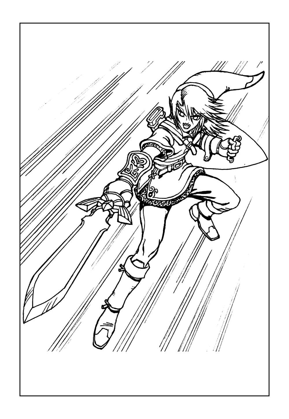Desenho de Zelda