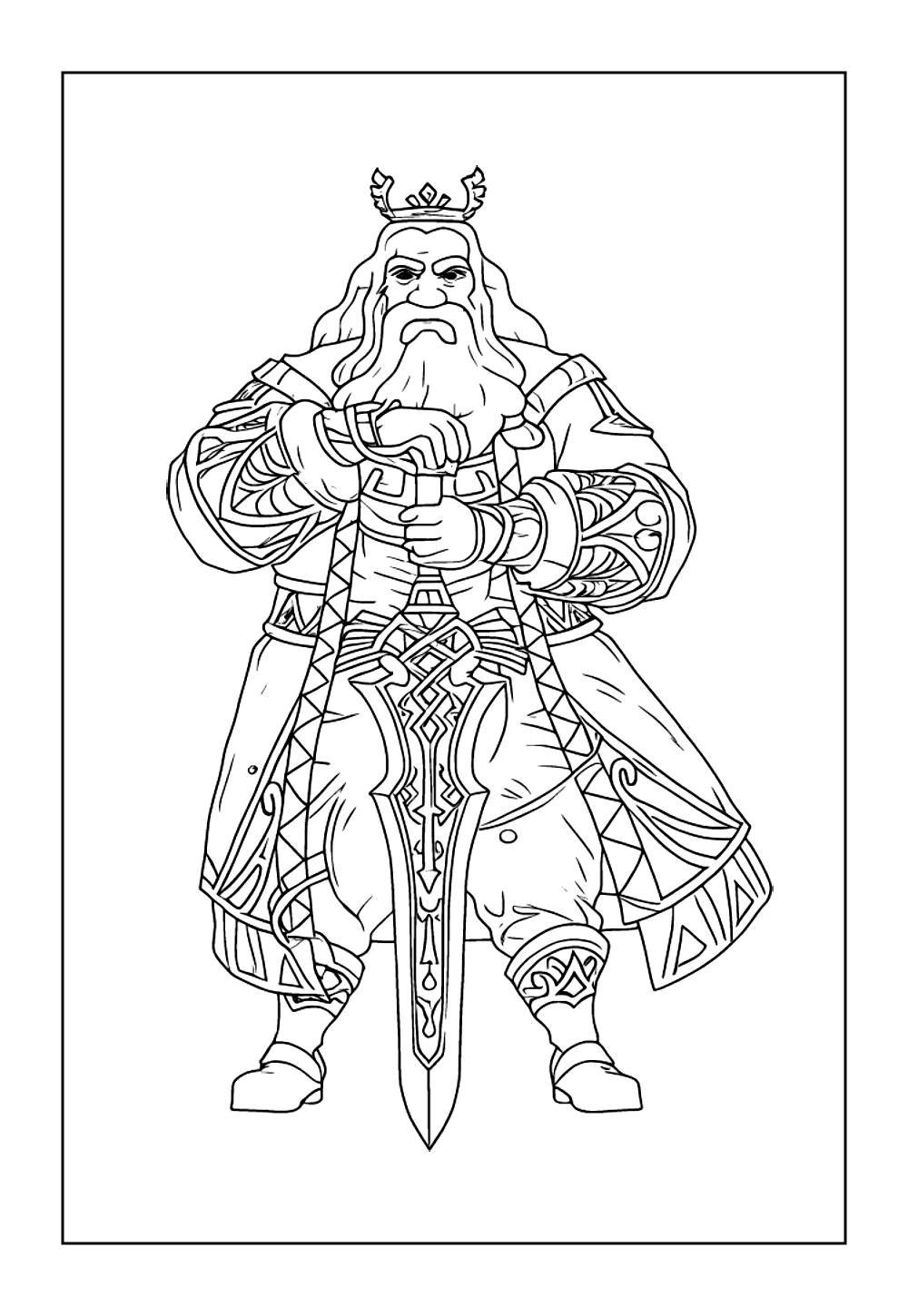 Desenho de Zelda para pintar