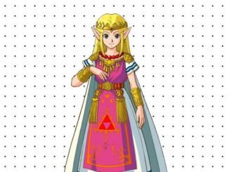 Desenho de Zelda para colorir