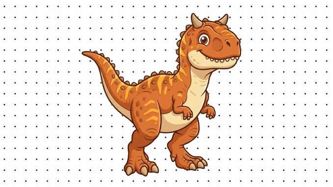 Desenhos do Carnotauro para pintar