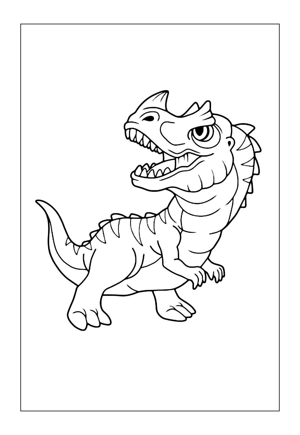 Ceratossauro para colorir