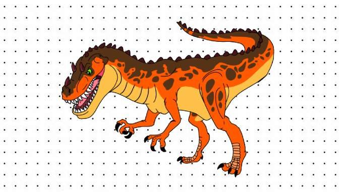 Desenhos do Ceratossauro para pintar