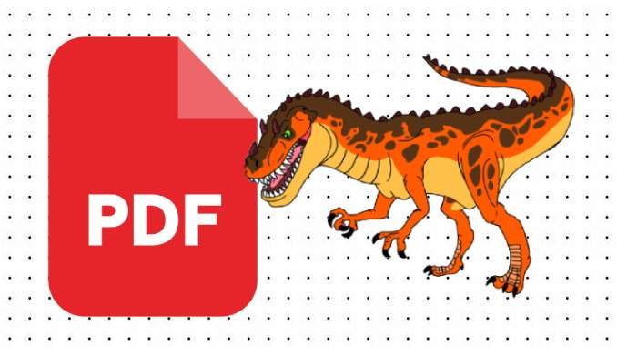 Desenhos do Ceratossauro em PDF