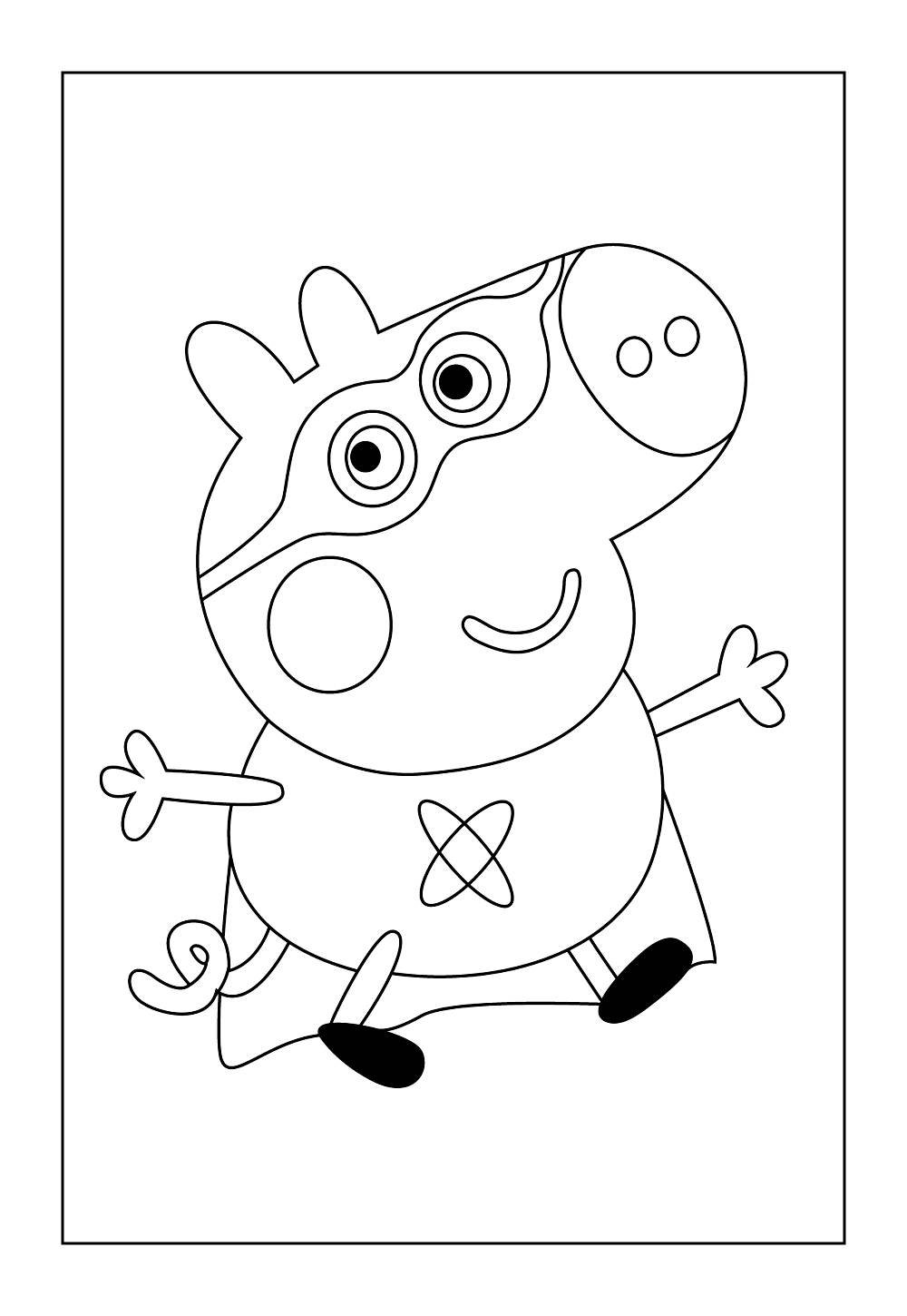 Desenho do George Pig para imprimir