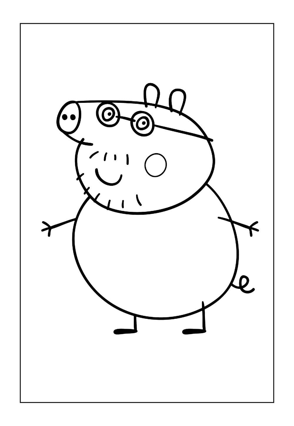 Peppa Pig para pintar