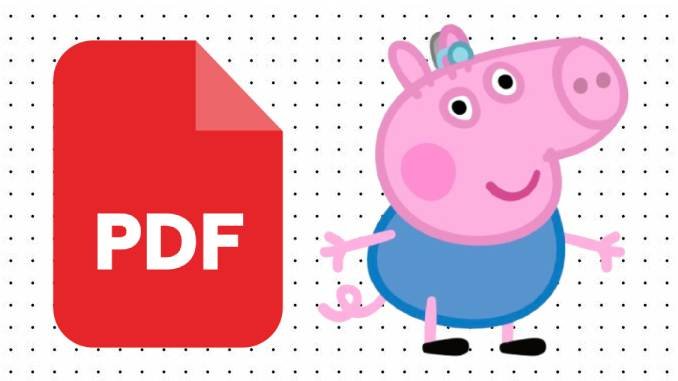 Desenhos do George Pig em PDF