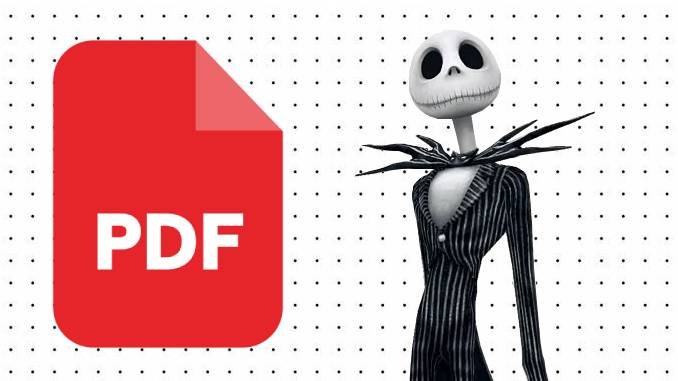 Desenhos do Jack Esqueleto em PDF