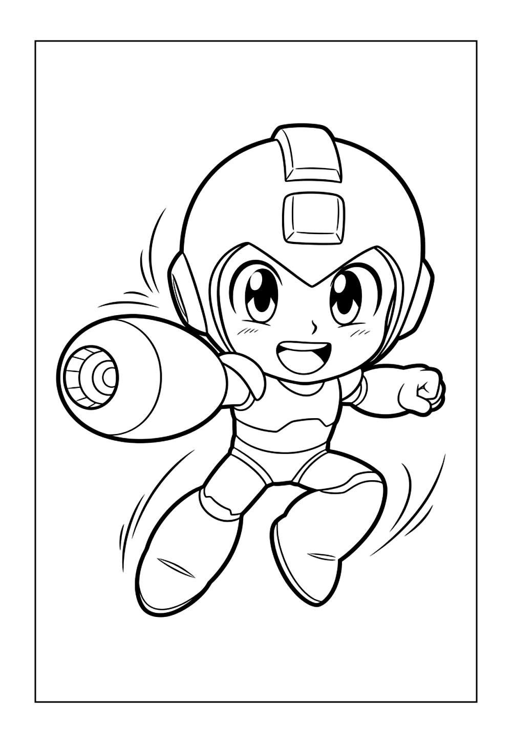 Desenho do Mega Man